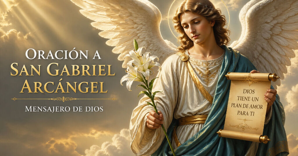 Oración a San Gabriel Arcángel, mensajero de Dios, para pedir luz y guía espiritual