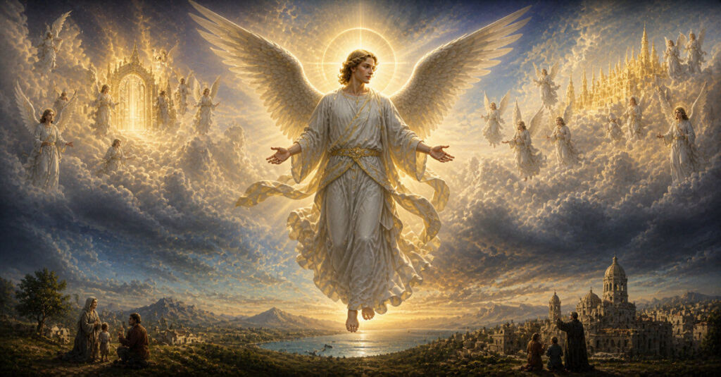 Los ángeles pueden estar en varios lugares a la vez explicado con presencia espiritual en luz divina